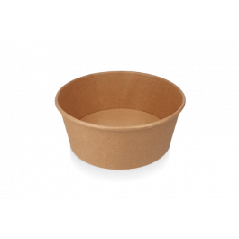 Salad Poke Schale 750ml 26oz Ø14,8x6 cm kraft (300 Stück) [TK-9987584]