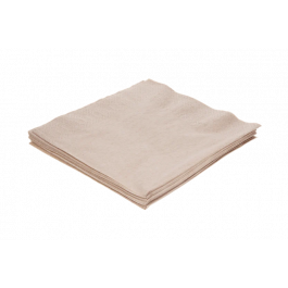 Serviette 2 Lagen Papier 1/4 Fold 40x40cm kraft (1.500 Stück) [TK-9987613]
