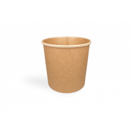 Suppentasse Karton 750ml Ø11,8cm 26oz kraft (500 Stück) [TK-9987691]