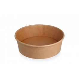 Salad Poke Schale 1100ml 38oz Ø18,4x6 cm kraft (300 Stück) [TK-9987769]