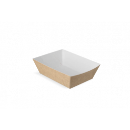 Pommesschalen A7 kraft/weiß (400 Stück) [TK-9987891]
