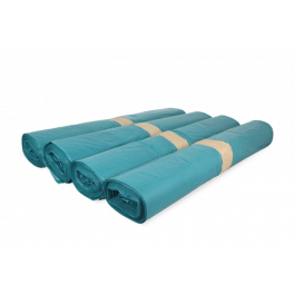 Müllsäcke 120 liter 90x110cm 10 Rolls mit 25 Beuteln blau (250 Beutel) [TK-9988013]
