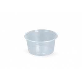 Runder Behälter PP 80cc Ø7 cm transparent (1.000 Stück) [TK-9988047]