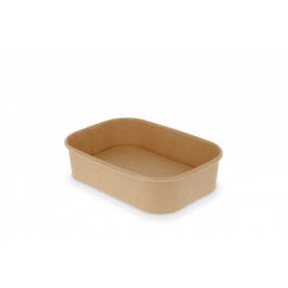 Karton Schale 12,1x4,1x17,3 cm 500ml Kraft (300 Stück) [TK-9988183]