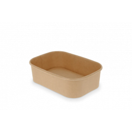 Karton Schale 12,1x5,2x17,3 cm 650ml Kraft (300 Stück) [TK-9988187]
