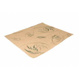 Hamburger Einwickelpapier fettfrei 33x38cm FSC®Mix kraft Bambus (2.000 Stück) [TK-9988208]