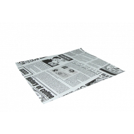 Hamburger Einwickelpapier fettfrei 33x38cm FSC®Mix Zeitung weiß (2.000 Stück) [TK-9988211]