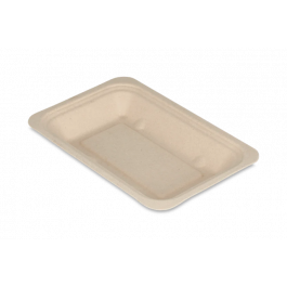 Snack-Tablett Zuckerrohr 10x2x15,1 cm (500 Stück) [TK-9988292]