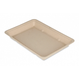 Snack-Tablett Zuckerrohr 13,2x2x19,2 cm (500 Stück) [TK-9988293]