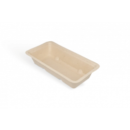 Snackschalen Zuckerrohr A5 7x3x14 cm (500 Stück) [TK-9988294]