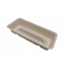 Würstchenschalen A16D (dubbel) Zuckerrohr (500 Stück) [TK-9988301]