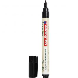 edding EcoLine Marker 25, Nr. 25, Strichstärke 1 mm, Schwarz, 1 Stk [HOB-3532840]
