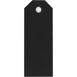 Anhängeetiketten Manilla Schwarz 3x8cm (20 Stück) [HOB234012]