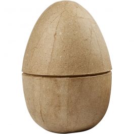 Zweiteiliges Ei, H: 12 cm, D: 9 cm, 1 Stck. [HOB267350]