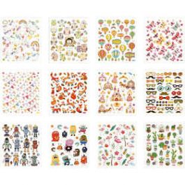 Sticker-Heft, Das ganze Jahr hindurch, 15x16,5 cm, 12 Bl./ 1 Stck. [HOB29163]