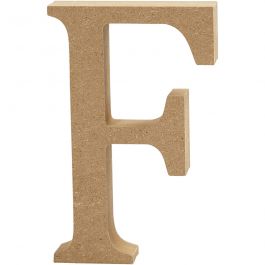 Buchstabe, F, H: 13 cm, Stärke: 2 cm, 1 Stck. [HOB56315]