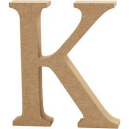 Buchstabe, K, H: 13 cm, Stärke: 2 cm, 1 Stck. [HOB56320]