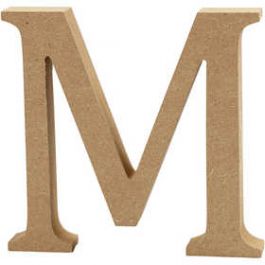 Buchstabe, M, H: 13 cm, Stärke: 2 cm, 1 Stck. [HOB56322]