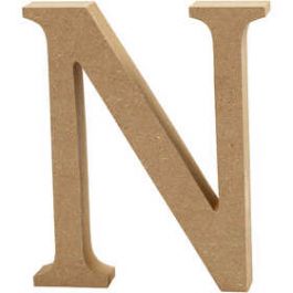 Buchstabe, N, H: 13 cm, Stärke: 2 cm, 1 Stck. [HOB56323]