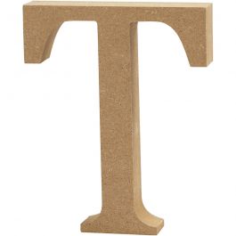 Buchstabe, T, H: 13 cm, Stärke: 2 cm, 1 Stck. [HOB56329]