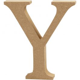 Buchstabe, Y, H: 13 cm, Stärke: 2 cm, 1 Stck. [HOB56334]