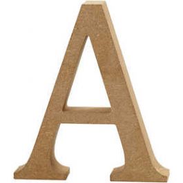 Buchstabe, A, H: 8 cm, Stärke: 1,5 cm, 1 Stck. [HOB56360]