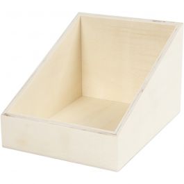 Aufbewahrungskiste, H: 12 (4) cm, Tiefe 19,5 cm, B: 15 cm, 1 Stck. [HOB56812]