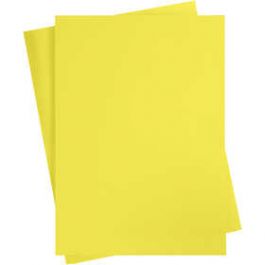 Karton, farbig, Sonnengelb, A2, 420x600 mm, 180 g, 10 Bl./ 1 Pck. [HOB21512]