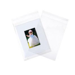Klappenbeutel 11,5x22cm Hochtransparent (100 Stück) [B4X9S]
