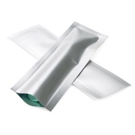 Plastikbeutel Matt Silber 3.8x12.7cm Verschweißbar (100 Stück) [CRB5S]