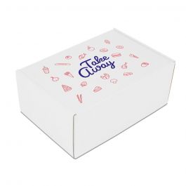 Take-Away-Boxen 22.5x15x9cm Weiß (50 Stück) [FP-DP0216]