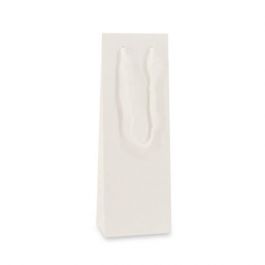Weintragetaschen 12+10x35cm Weiß (100 Stück) [FP-DPK043]