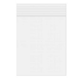 Druckverschlussbeutel Transparent 12.5x20.5cm PE 100 Mikron (100 Stück) [4PE58]
