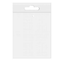 Druckverschlussbeutel mit Euroloch 33x38cm Transparent PP 50 Mikron mit Euroloch (100 Stück) [ZE1315V]