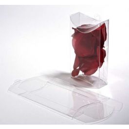 Kissenschachteln Selbststehend Transparent 6.4x4.4x2.2x10.2cm mit Aufhängeloch (25 Stück) [SPB224]