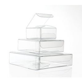 Klarsichtschachteln 12.7x12.7x15.2cm Transparent (50 Stück) [VB309]