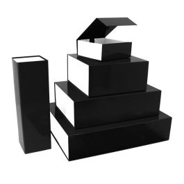 Magnetboxen 35x25x10cm Schwarz/Weiß (25 Stück) [FP-VPD072]