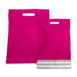 Kunststoff-Versandtaschen 45x56+7cm Fuchsia (250 Stück) [FP-VZQ037]