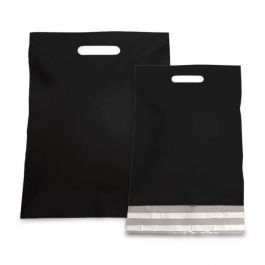 Kunststoff-Versandtaschen 30x40+7cm Schwarz (250 Stück) [FP-VZQ032]
