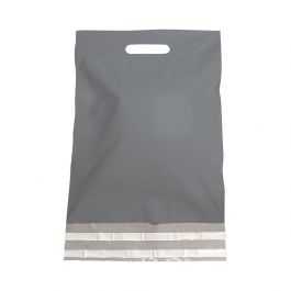 Kunststoff-Versandtaschen 30x40+7cm Silber (250 Stück) [FP-VZQ033]