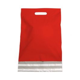 Kunststoff-Versandtaschen 30x40+7cm Rot (250 Stück) [FP-VZQ034]