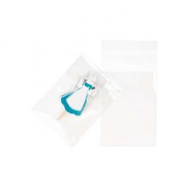 Klappenbeutel 6.9x9.1cm Transparent und Wiederverschließbar (100 St) [B2M]
