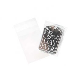 Klappenbeutel 6.5x8.1cm Hochtransparent (100 Stück) [B2X3]