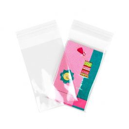 Umweltfreundliche Beutel 8.5x13 cm Transparent (100 Stück) [GC3]