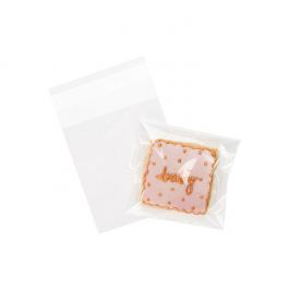 Klappenbeutel 9.5x10.5cm Hochtransparent (100 Stück) [B3X4]