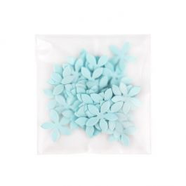 Frostweißer Plastik Klappenbeutel 10,2x10,2 cm Haftklebestreifen (100 Stück) [B44F]
