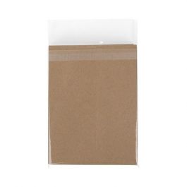 Klappenbeutel 13.8x17.9cm Hochtransparent (100 Stück) [B6B3PC]