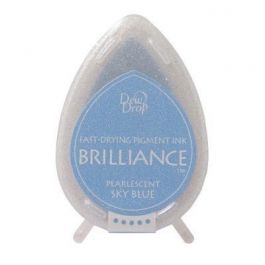 Stempelkissen Brilliance Dew drops - Pearlescent Sky Blue (1 St.) [BD-000-038]