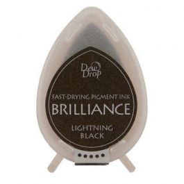 Stempelkissen Brilliance Dew drops - Lightning Black (1 St.) [BD-000-095]