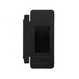Pappschachteln Kraft schwarz mit Fenster 7x2.1x10.3 cm (25 Stück) [WKRGB317]